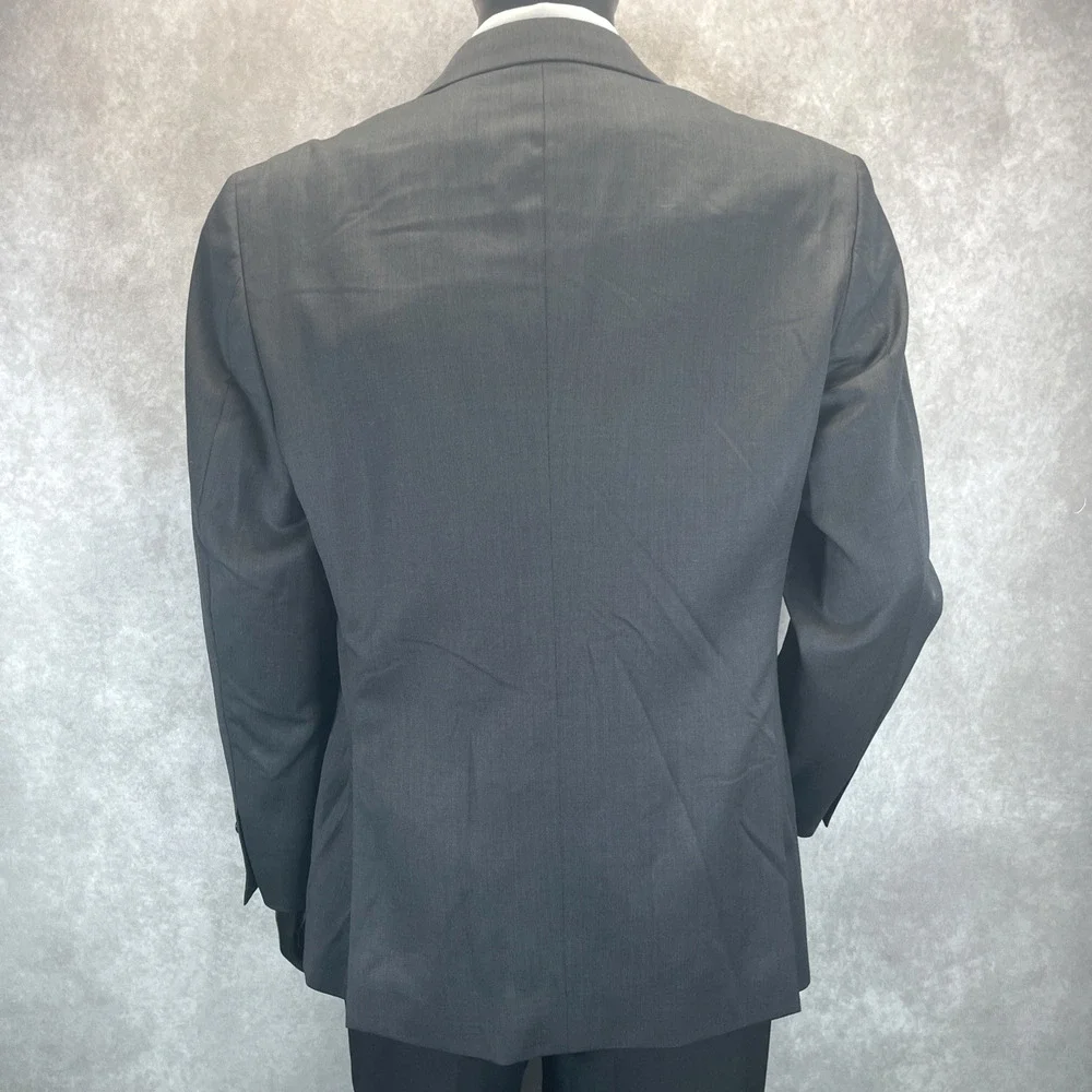 Jos. A. Bank Tailored Fit Blazer Gray Men's 43R 100% Wool Travelers Suit Jacket